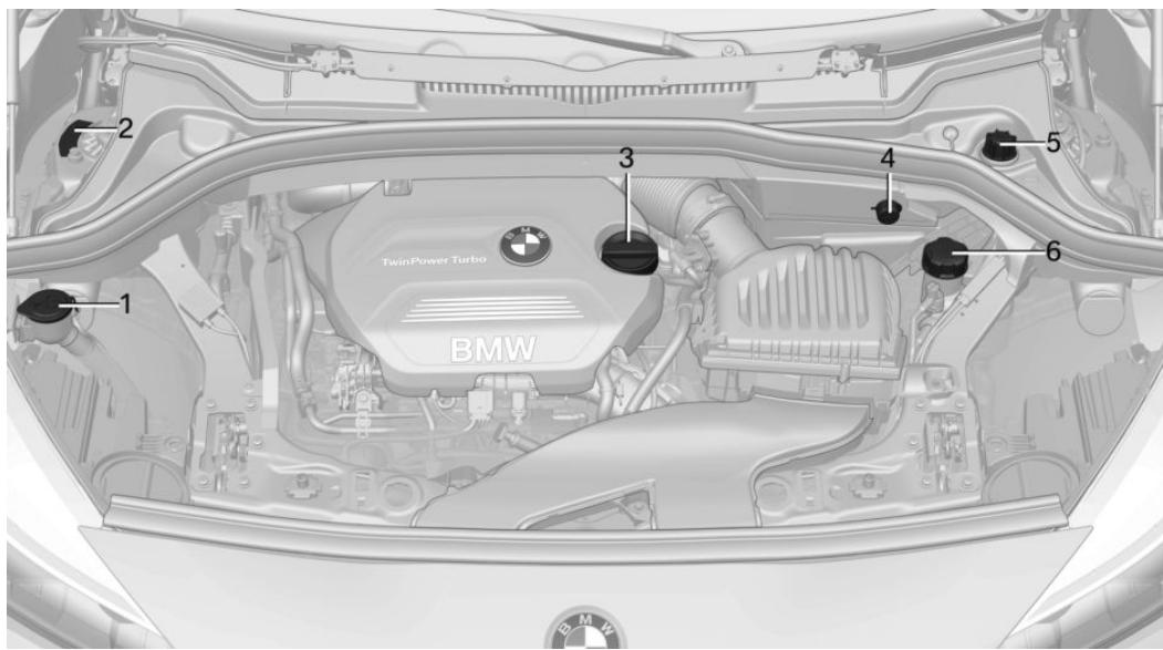 BMW X1 Phase 1 (2015-2019) - Détails importants dans le compartmentement moteur - 1