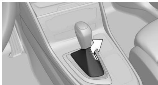 BMW X1 Phase 1 (2015-2019) - Déverrouillage manuel du blocage de la boîte de vitesses - 1