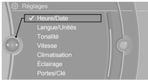 BMW X1 Phase 1 (2015-2019) - Réglage de l'heure - 3