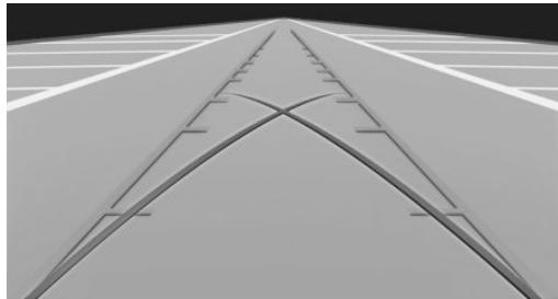 BMW X1 Phase 1 (2015-2019) - Stationnement en utilisant la    trajectoire correspondant à la position du volant et la trajectory théorique - 1