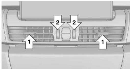 BMW X1 Phase 1 (2015-2019) - Ventilation à l'avant - 1