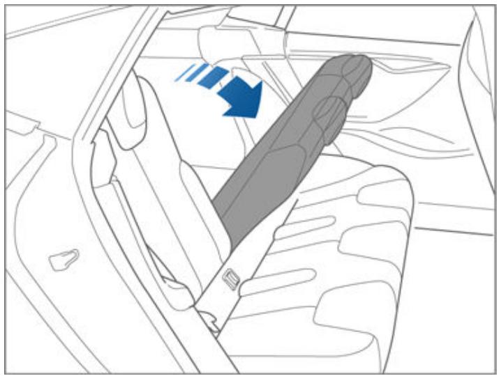 TESLA Model S (2016-2021) - Rabattre la banquette arrête - 2