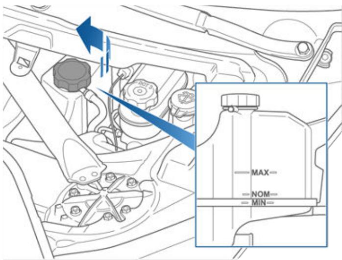 TESLA Model S (2016-2021) - Contrôle du niveau de liquide - 1