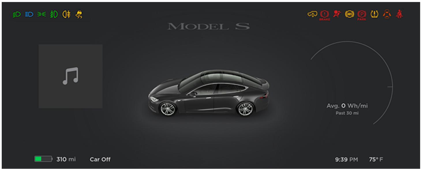 TESLA Model S (2016-2021) - Présentation du tableau de bord - 1