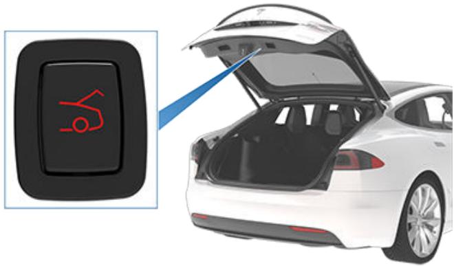 TESLA Model S (2016-2021) - Réglage de la hauteur d'ouverture du hayon - 1
