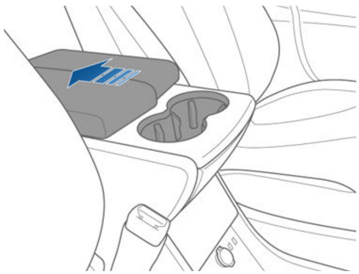 TESLA Model S (2016-2021) - Porte-gobelets - 1