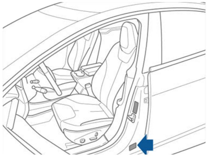 TESLA Model S (2016-2021) - Numéro d'identification du vehicule - 1
