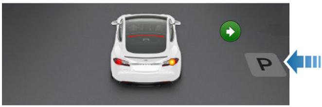 TESLA Model S (2016-2021) - Pour utiliser la fonction Parking Auto - 1