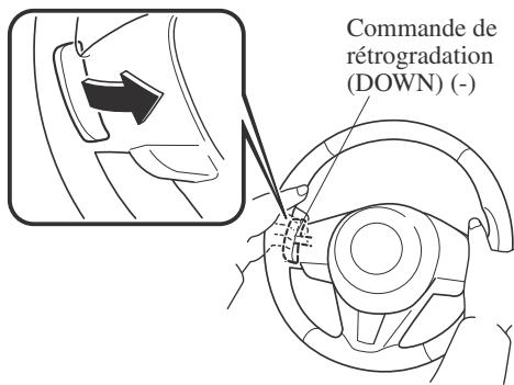 MAZDA MX-5 (2015-2018) - En utilisant les commandes de changement du volant* - 1