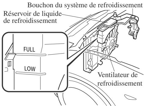 MAZDA MX-5 (2015-2018) - Si l'on découvert une fuite ou autres   dommages, ou si du liquide de   refroidissement fait toujours : - 1