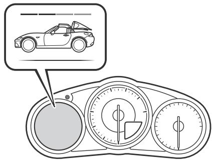 MAZDA MX-5 (2015-2018) - Affichage de fonctionnement du toit - 1