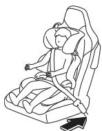 MAZDA MX-5 (2015-2018) - Toujours installer le siège junior à la position de siège appropriée: - 1
