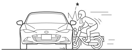 MAZDA MX-5 (2015-2018) - Limites à la détéction de collision latérale: - 2