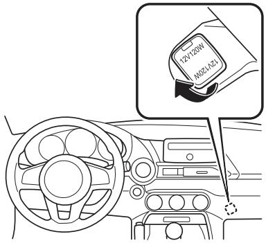 MAZDA MX-5 (2015-2018) - Prise pour accessoires - 1