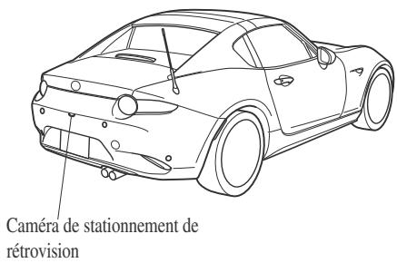 MAZDA MX-5 (2015-2018) - Emplacement de laamera de stationnement de retrovision - 1