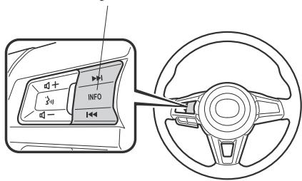 MAZDA MX-5 (2015-2018) - Affichage multi-informations et interrupteur INFO* - 2