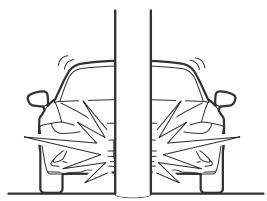 MAZDA MX-5 (2015-2018) - Limites à la détéction des collisions frontale/semi-frontale: - 1