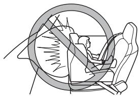 MAZDA MX-5 (2015-2018) - Ceci est extrémement dangereux! Ne jamais utiliser, sur le siège passager avec un coussin d'air qui risque de se déployer, un dispositif de retenue pour enfant faisant face vers l'arrière du vehicule : - 1