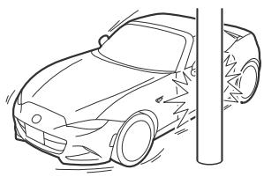 MAZDA MX-5 (2015-2018) - Limites à la détéction de collision latérale: - 1