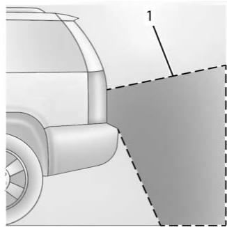 CHEVROLET Traverse (2014-2017) - Emplacement de la caméra de vision arrière - 1