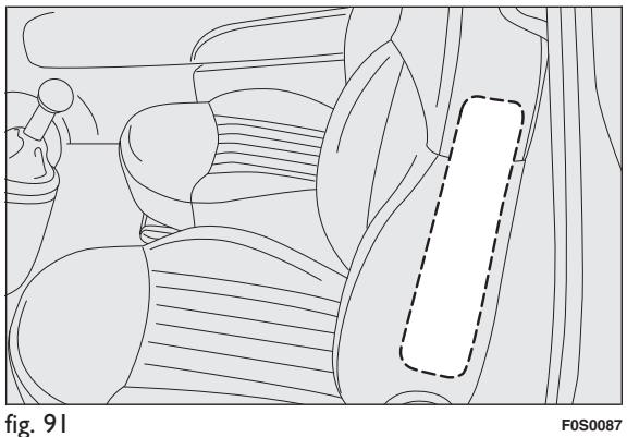 FIAT 500 3 (2007-2015) - Airbag rideau - 1