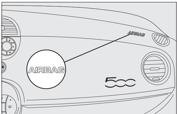 FIAT 500 3 (2007-2015) - Airbag frontal côté passager - 1
