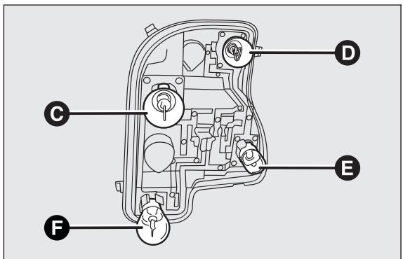 FIAT 500 3 (2007-2015) - 3ème FEU DE STOP - 1