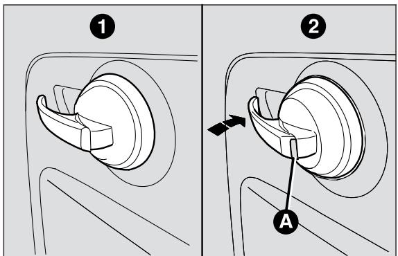 FIAT 500 3 (2007-2015) - Verrouillage/déverrouillage de l'intérieur : - 1