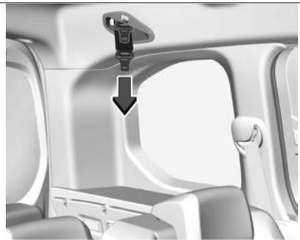 FIAT Doblo 3 (2023) - Ceinture de sécurité centrale de la deuxieme rangée de sièges - 1
