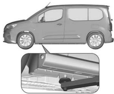 FIAT Doblo 3 (2023) - Positions de mise sur cric - 2