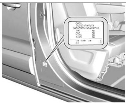 FIAT Doblo 3 (2023) - Plaquette d'identification - 1