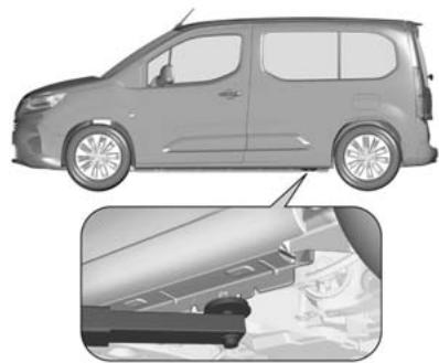 FIAT Doblo 3 (2023) - Positions de mise sur cric - 1
