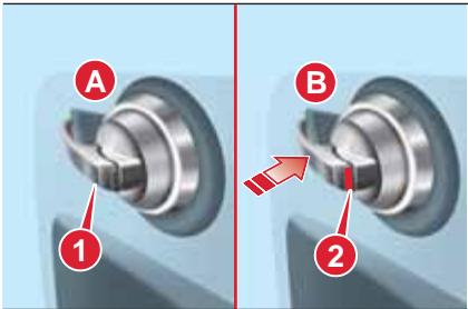 Abarth 500 3 Phase 2 (2015-2023) - Déverrouillage des portes de l'intérieur - 1