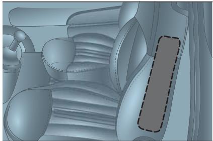 Abarth 500 3 Phase 2 (2015-2023) - Airbags latéaux avant (Side bag) - 1