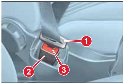 Abarth 500 3 Phase 2 (2015-2023) - UTILISATION DES CEINTURES DE SÉCURITÉ - 1