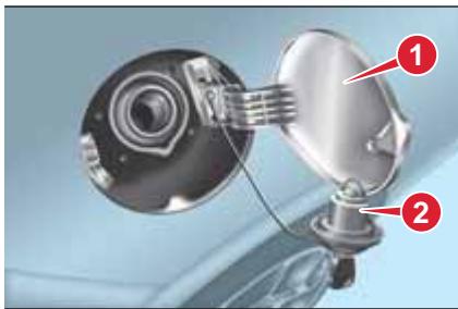 Abarth 500 3 Phase 2 (2015-2023) - BOUCHON DU RÉSERVOIR DE CARBURANT - 1