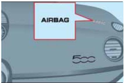 Abarth 500 3 Phase 2 (2015-2023) - Airbag frontal côte passager - 2