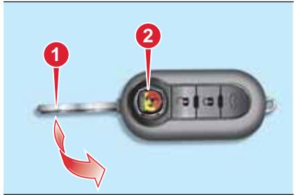 Abarth 500 3 Phase 2 (2015-2023) - CLÉ AVEC TÉLECOMMANDE - 2