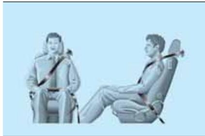 Abarth 500 3 Phase 2 (2015-2023) - AVERTISSEMENTS POUR L'UTILISATION DES CEINTURES DE SÉCURITÉ - 3