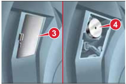 Abarth 500 3 Phase 2 (2015-2023) - Accès aux ampoules des yeux de position/de jour (D.R.L.) et de route - 2