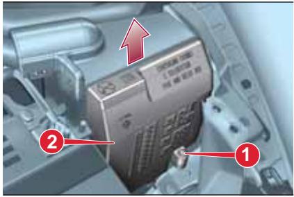 Abarth 500 3 Phase 2 (2015-2023) - Centrale du compartmentement moteur - 1