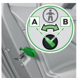 A B