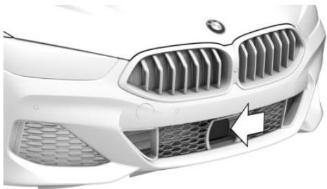 BMW M8 Coupé Phase 1 (2021) - Capteurs radar - 2