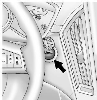 CADILLAC SRX (2013) - Positions du commutateur d'allumage - 1