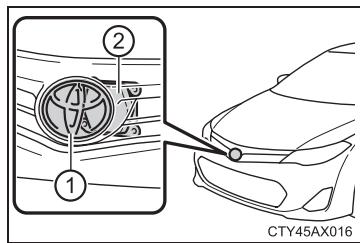 TOYOTA Avalon (2013) - Capeur radar et calandre - 1
