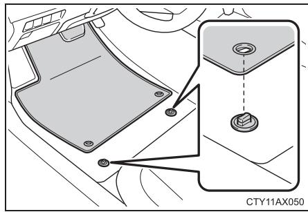 TOYOTA Avalon (2013) - Tapis de sol - 1