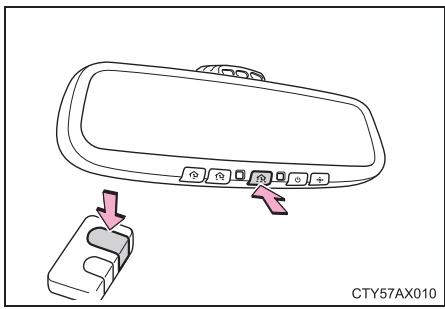 TOYOTA Avalon (2013) - ■ Programmation de l'émetteur HomeLink® - 2