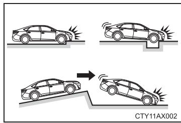 TOYOTA Avalon (2013) - ■ Conditions de déploiement des airbags SRS (gonflage), en dehors d'une collision - 1