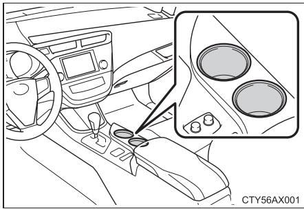 TOYOTA Avalon (2013) - Porte-gobelets - 1