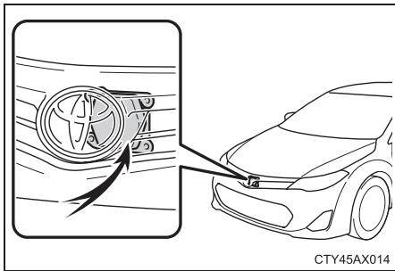 TOYOTA Avalon (2013) - Capteur radar - 1